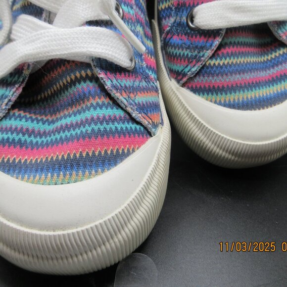 ROCKET DOG STRIPED SNEAKERS~SIZE 7.5 - Picture 2 of 9